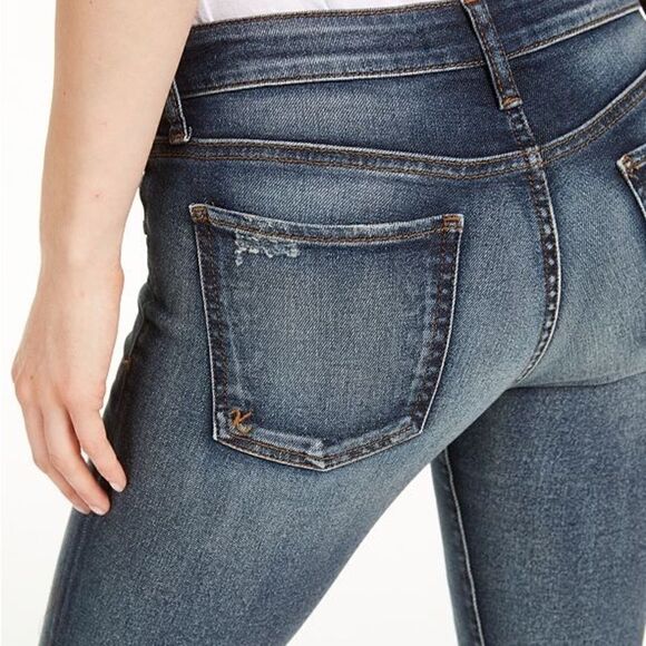 Anthropologie Kut from the kloth Donna Ankle raw hem Skinny Jeans Womens size 4 - Picture 11 of 12